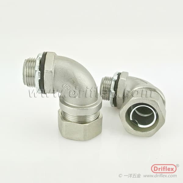 Stainless steel precision casting joints 90 degree for metallic hose